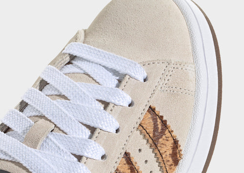 White adidas Campus 00s Animal Print Junior