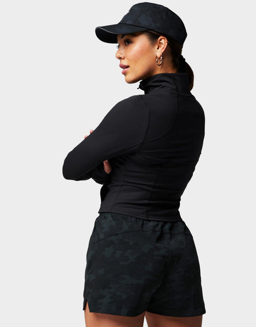Crop Full Zip Track Top