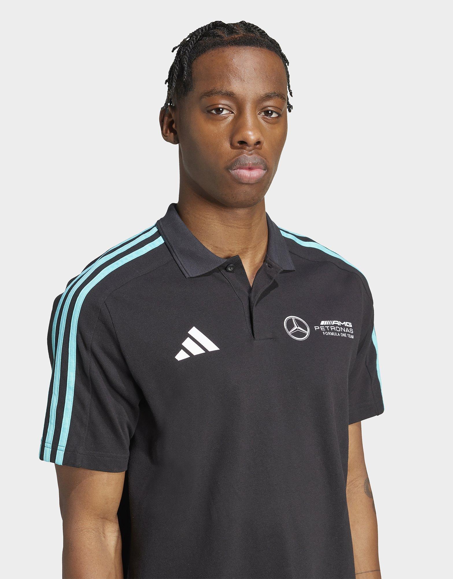 HUGO BOSS Mercedes AMG Petronas ポロシャツ Black adidas Mercedes - AMG Petronas Formula One Team DNA Polo