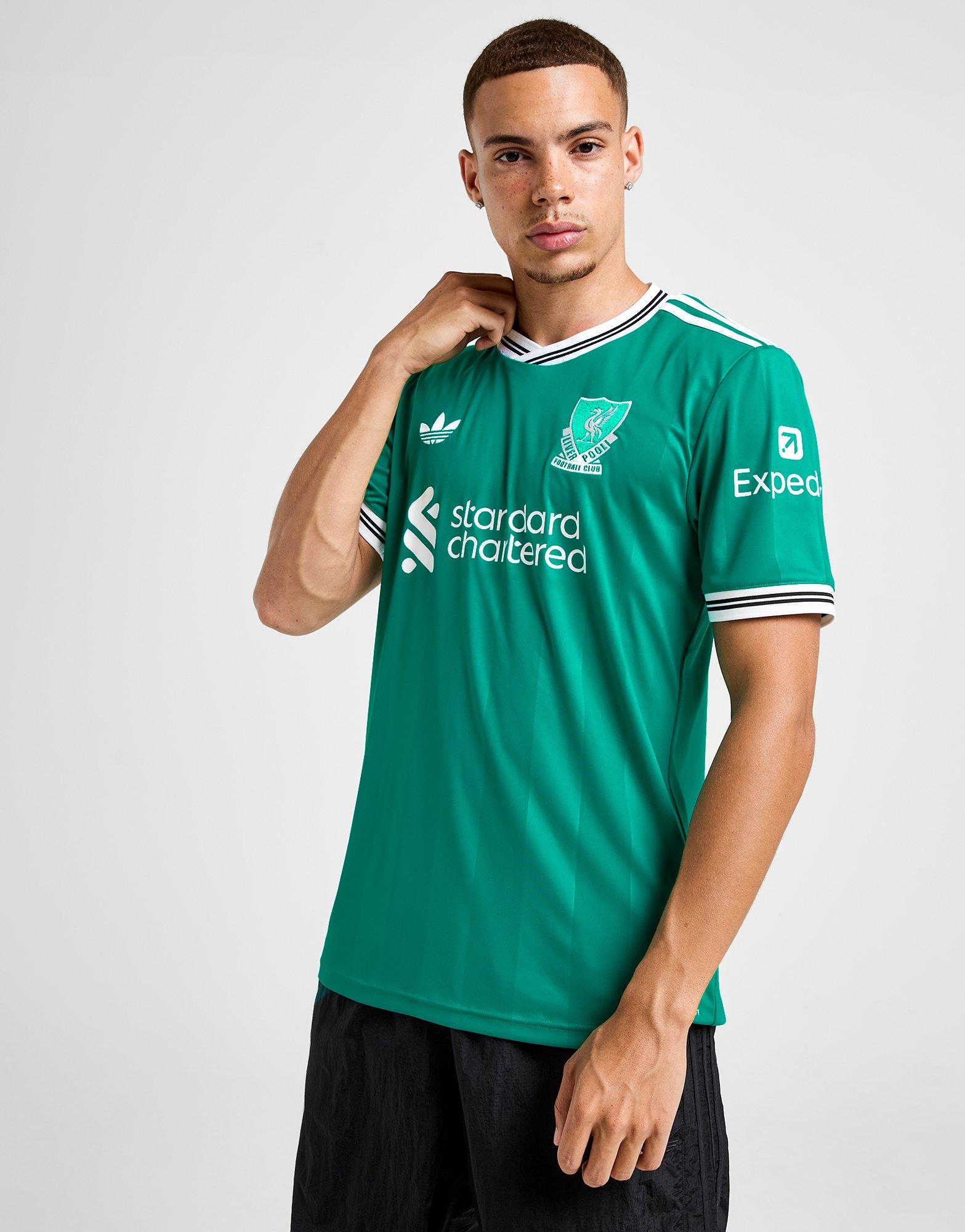 Green adidas Liverpool FC 25/26 Third Jersey - JD Sports