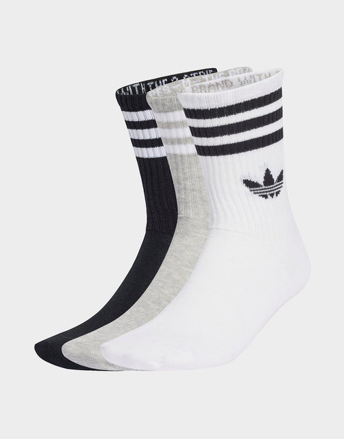 3-Stripes Crew Socks 3 Pairs