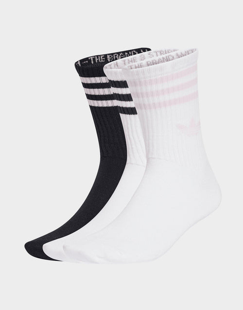 3-Stripes Crew Socks 3 Pairs