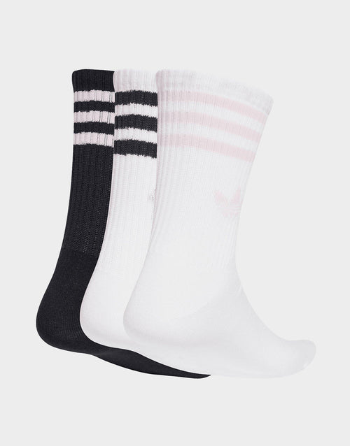 3-Stripes Crew Socks 3 Pairs