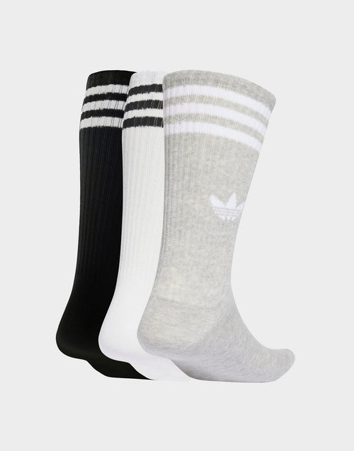 3-Stripes High Crew Socks 3 Pairs