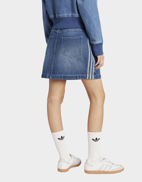 Adicolor 3-Stripes Denim Mini Skirt