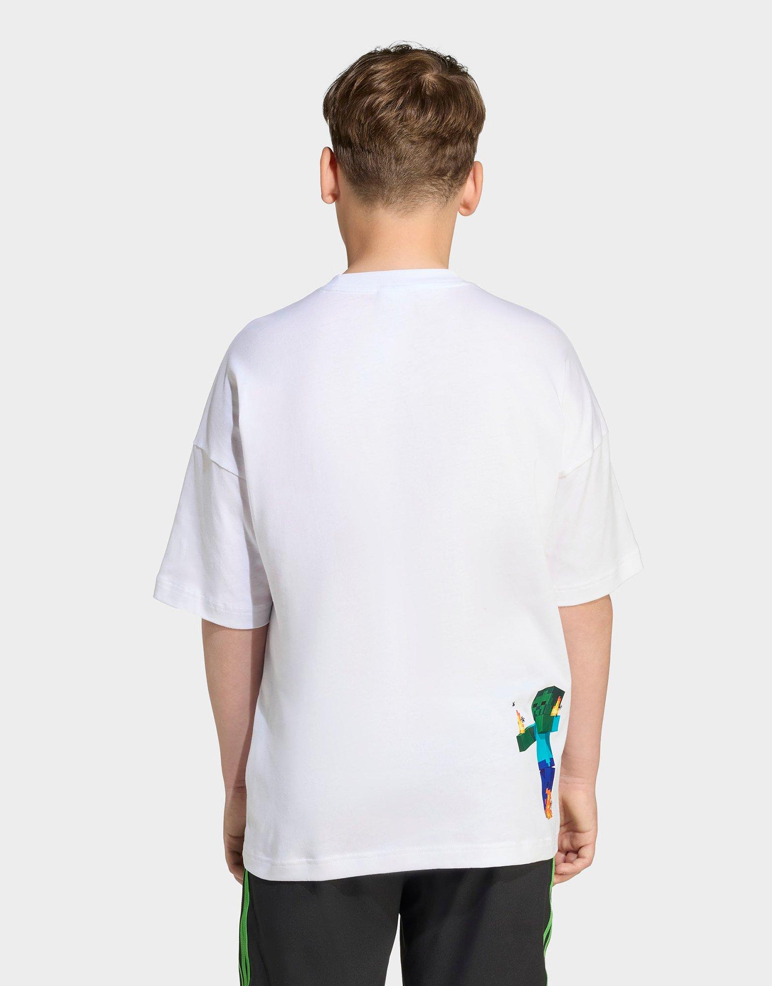 White adidas x Minecraft T-Shirt Junior's - JD Sports Singapore