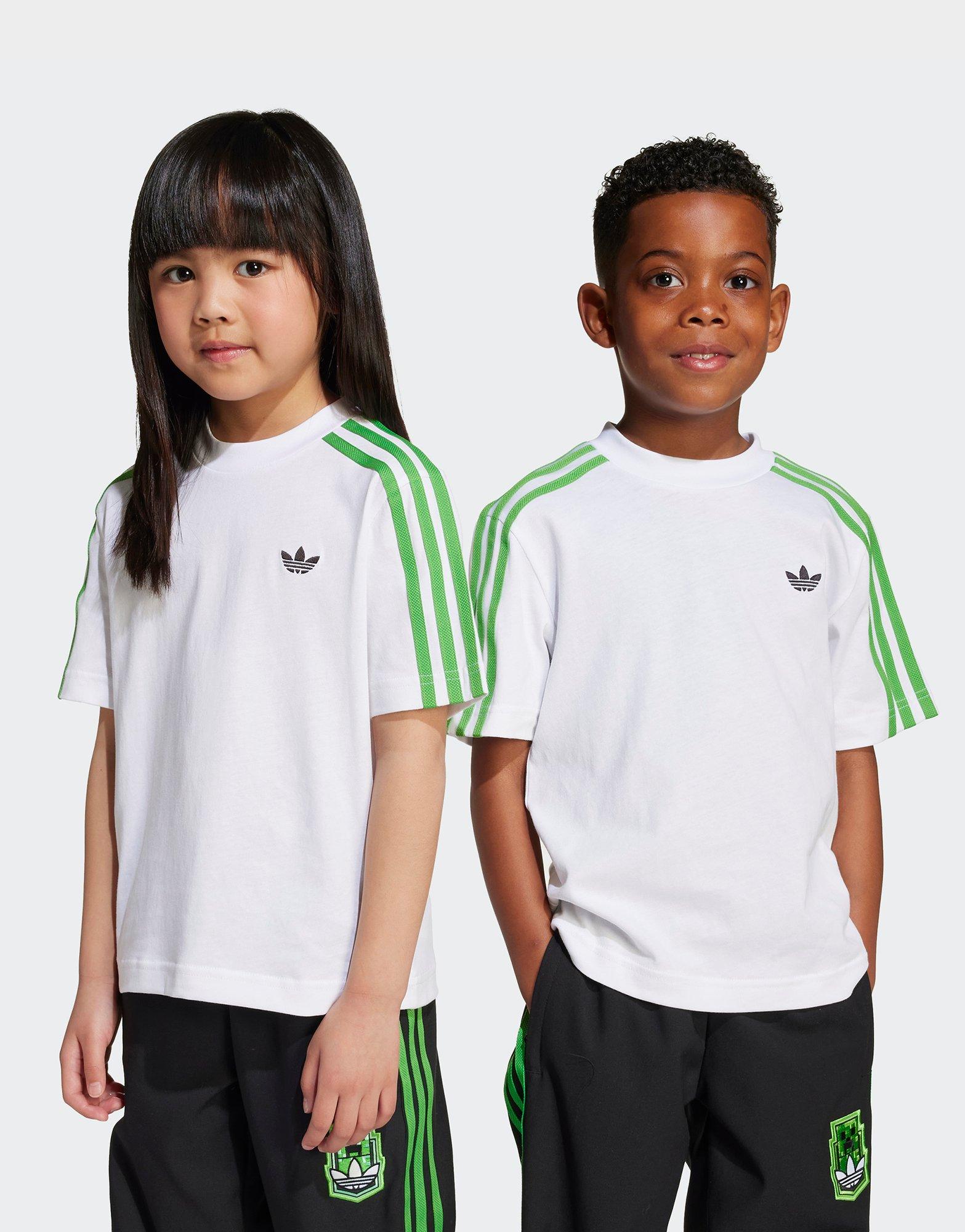 White adidas x Minecraft T-Shirt Children's - JD Sports