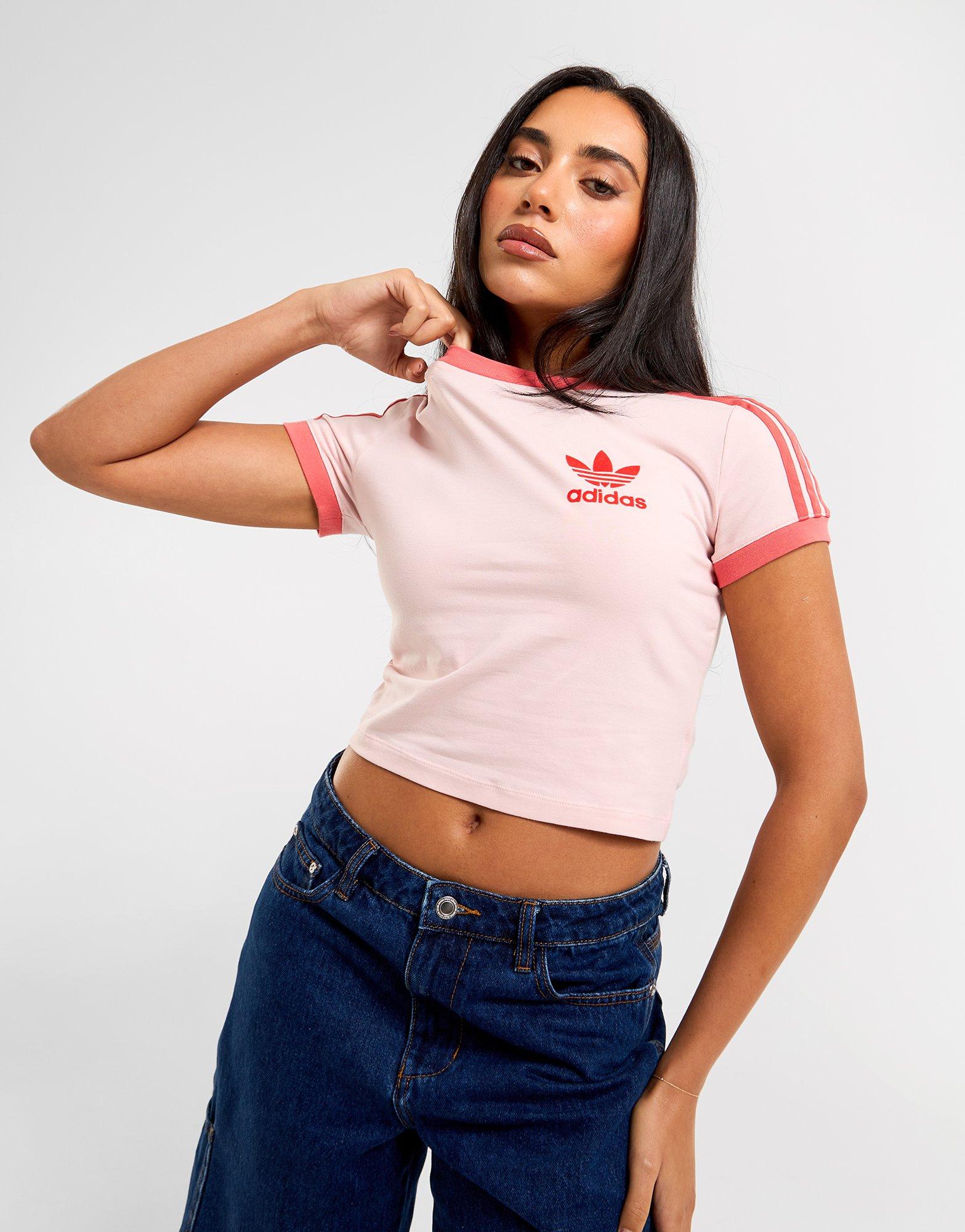 ☆adidas☆ Baby Crop Tee Pink Beige Clothing - Baby Tee - Pink | adidas South Africa
