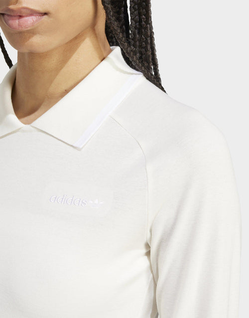 Long-Sleeve Crest Top
