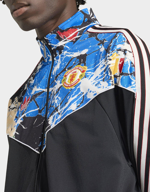 Black adidas Manchester United FC x The Stone Roses Track Top