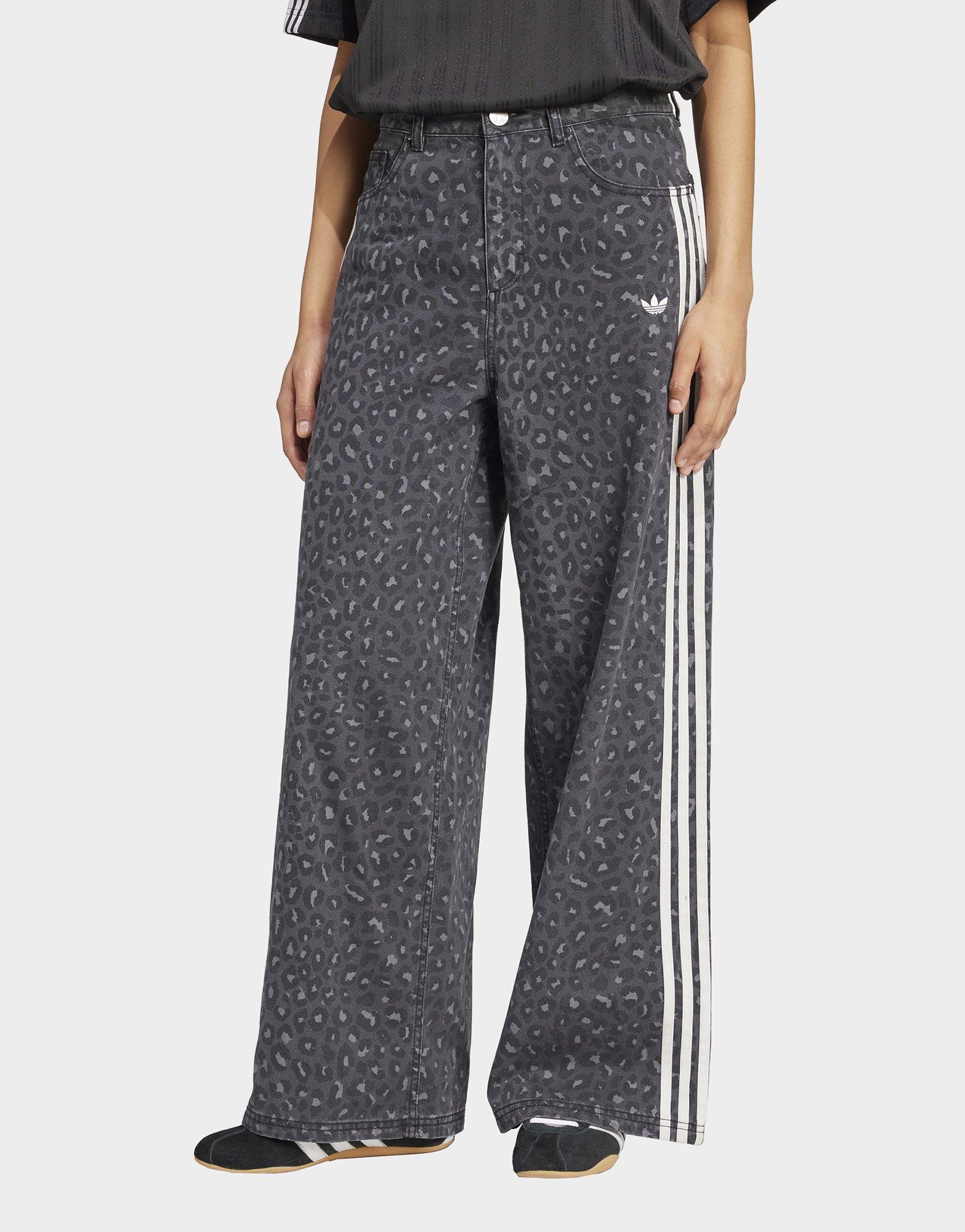 Leopard Print Denim Jeans