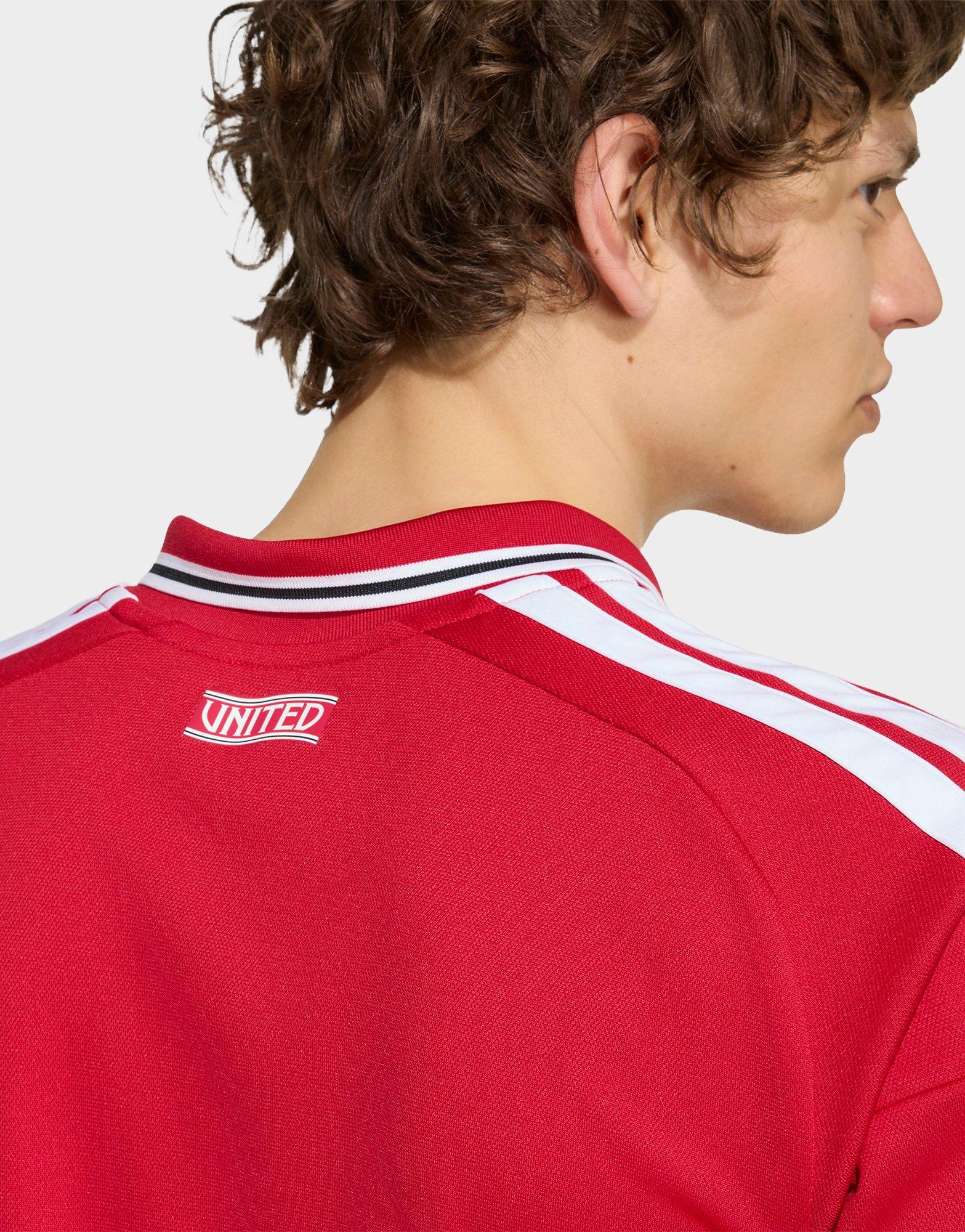 Red adidas Manchester United FC 2026/27 Home Shirt - JD Sports
