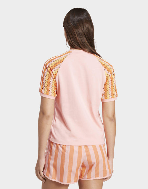 3-Stripes Crochet Cali T-Shirt