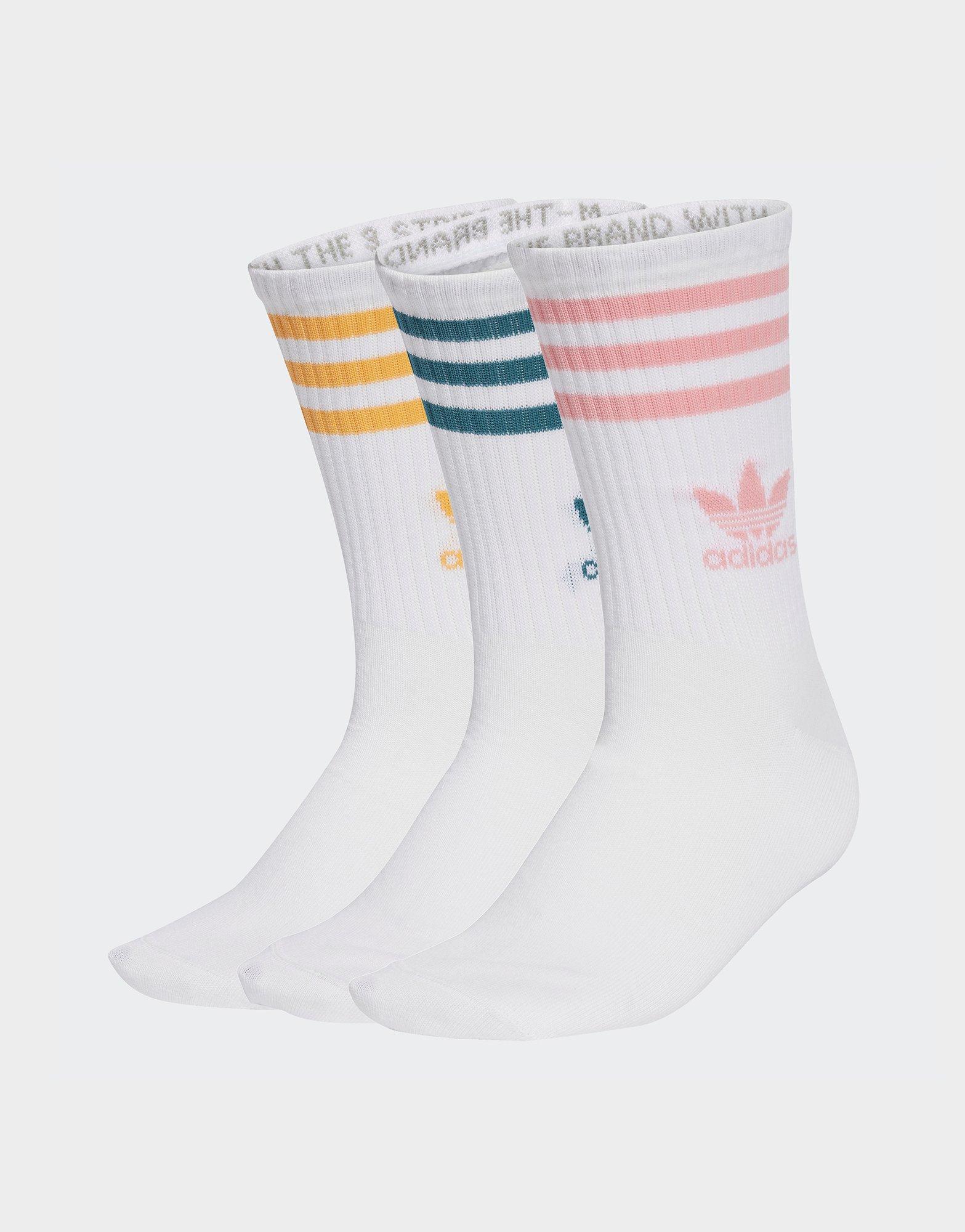 Mid Cut Crew Socks 3 Pairs