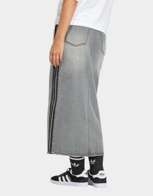 3-Stripes Denim Pencil Skirt