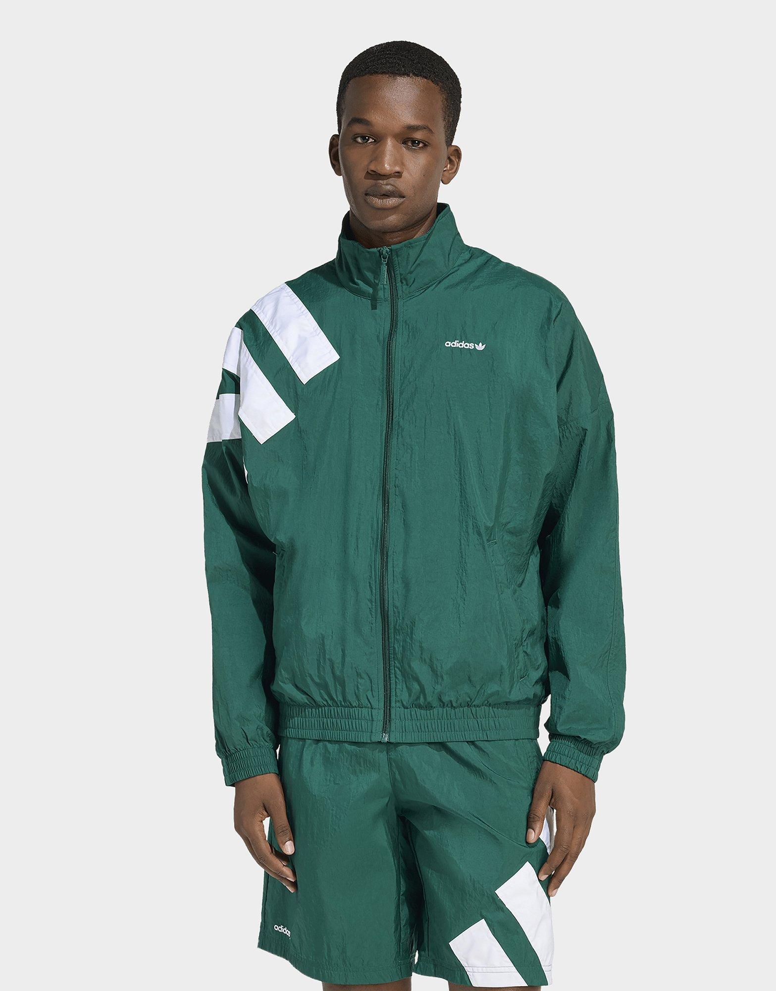 Green adidas Archive Blocked Track Top - JD Sports Singapore