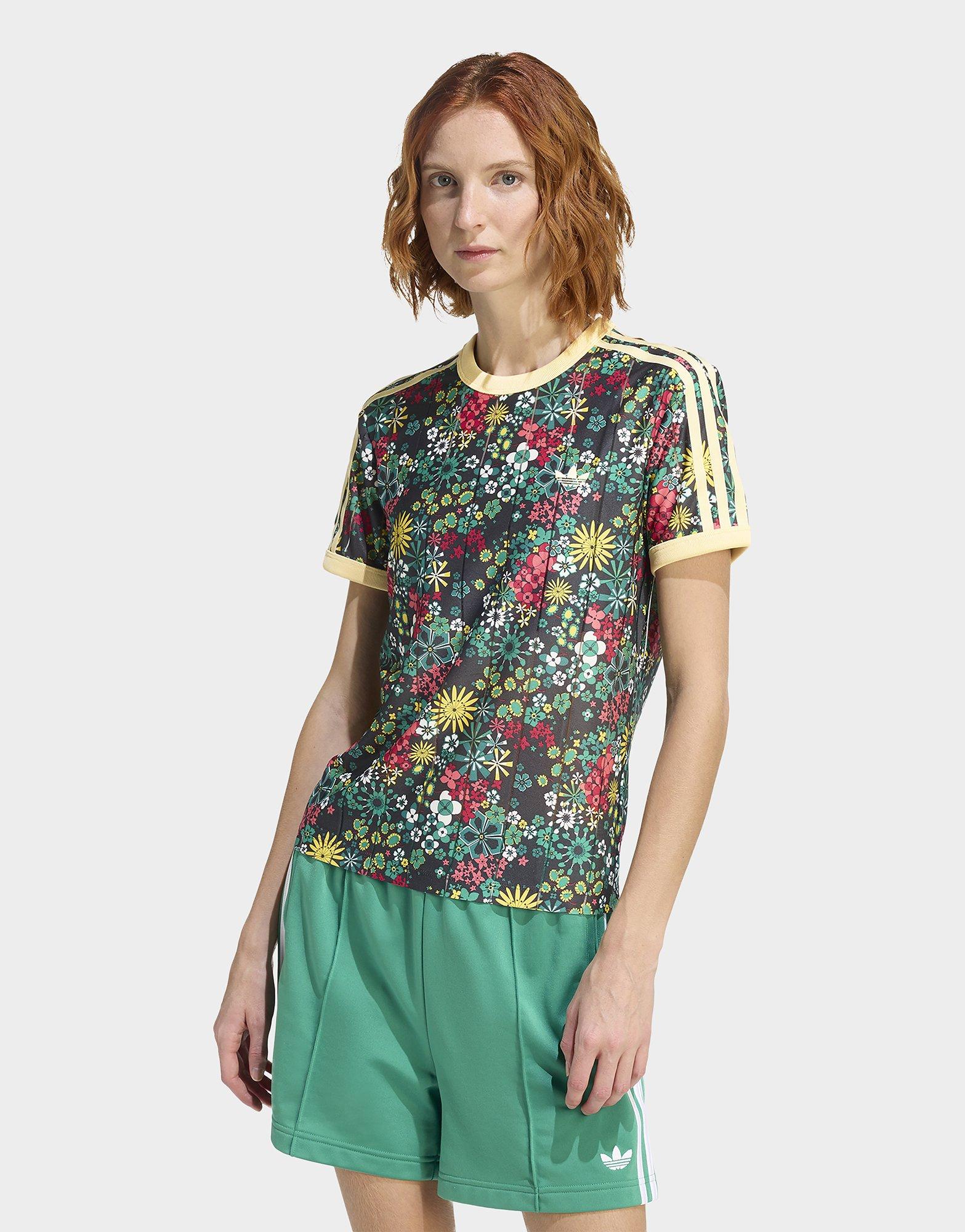 ADIDAS ORIGINALS X LIBERTY LONDON 3 STRIPES TEE