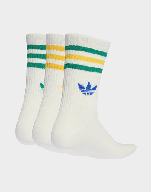 3-Stripes Crew Socks 3 Pairs