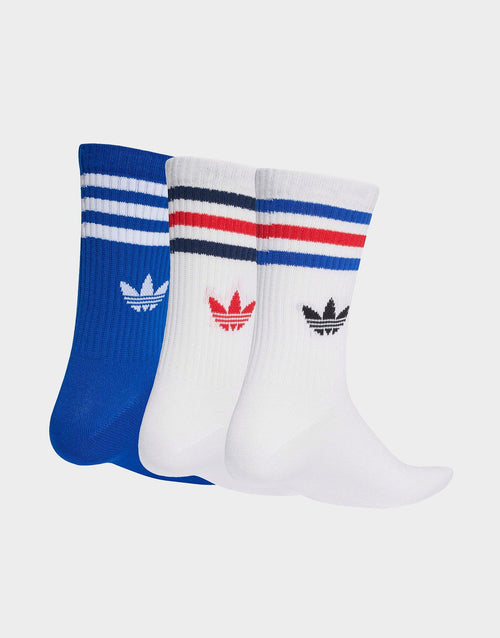 3-Stripes Crew Socks 3 Pairs