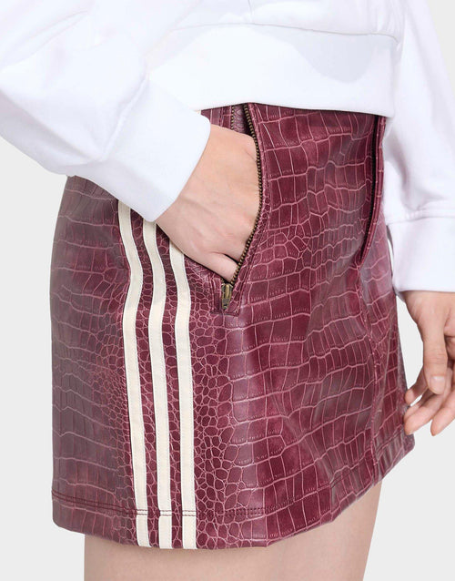 Pleather Mini Skirt