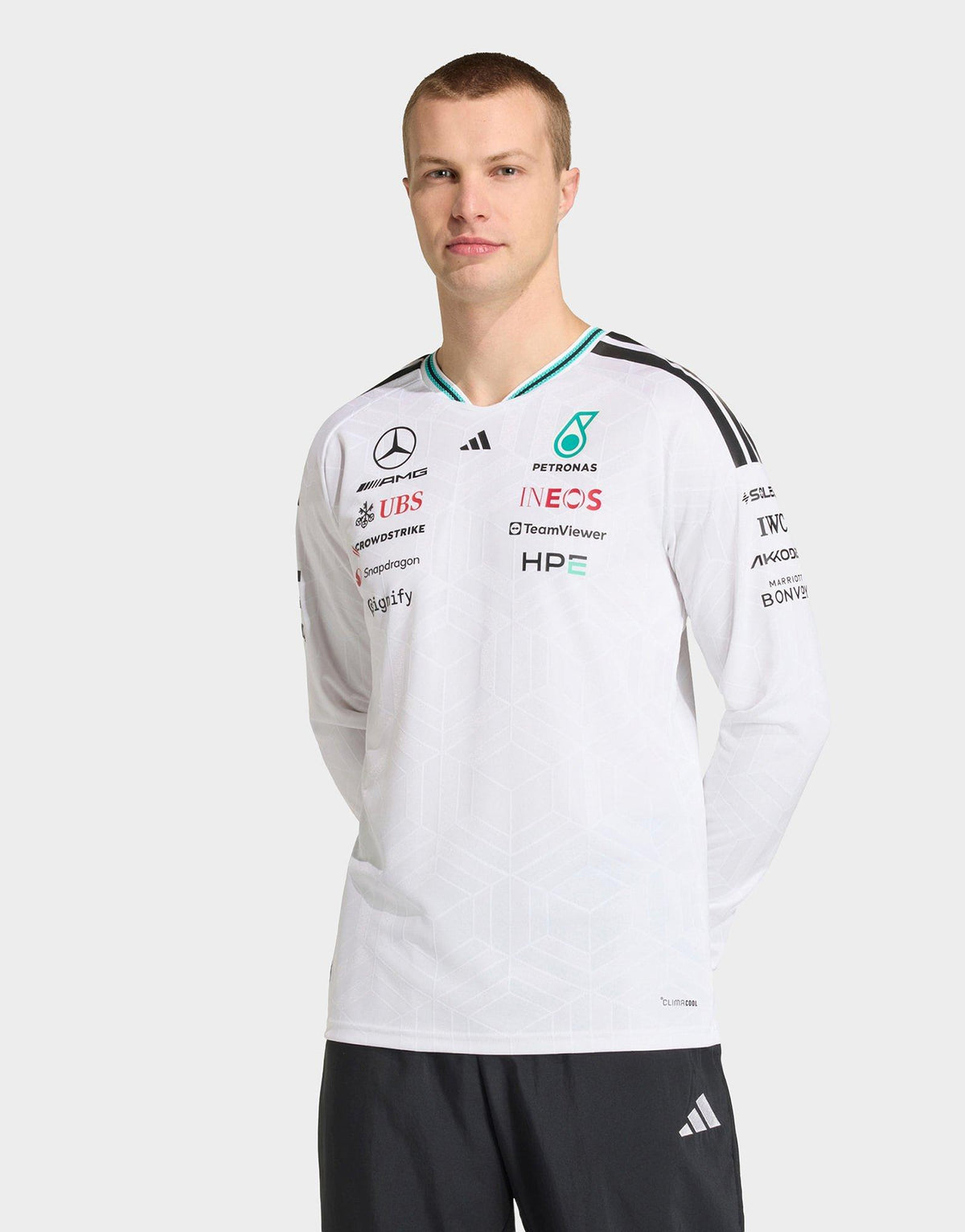 Mercedes - Amg Petronas Formula 1 Team Driver Jersey Authentic Longsleeve