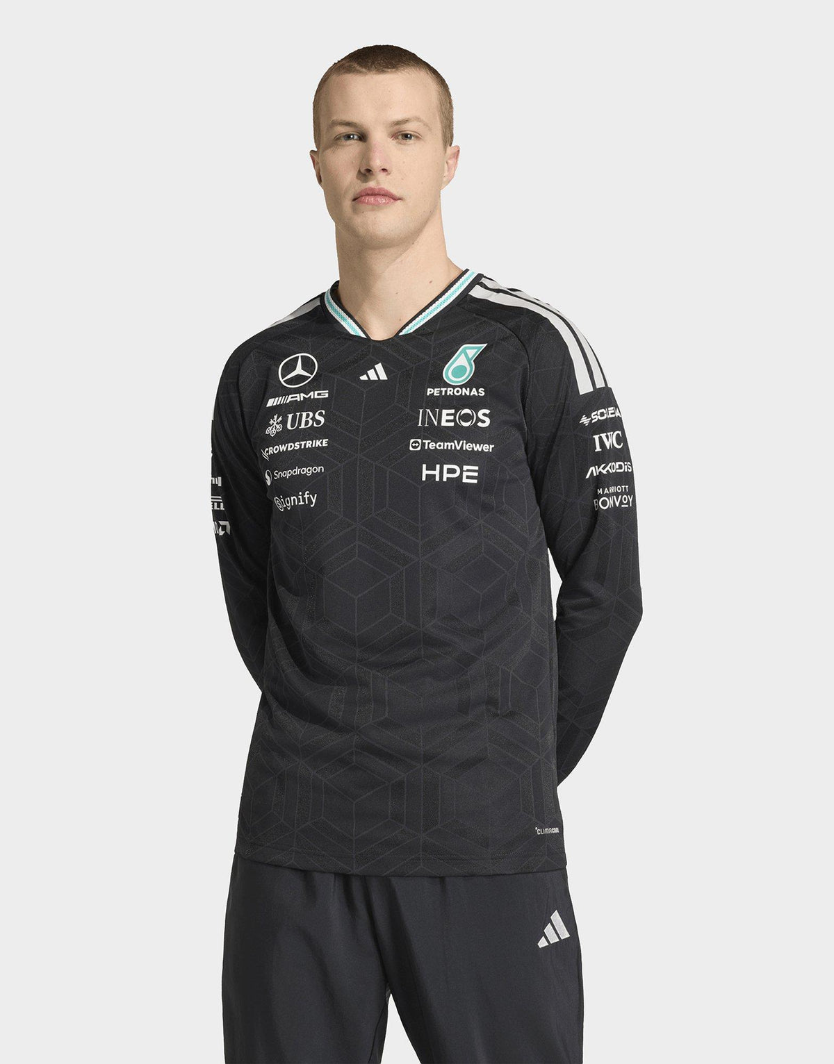 Mercedes - Amg Petronas Formula 1 Team Driver Jersey Authentic Longsleeve