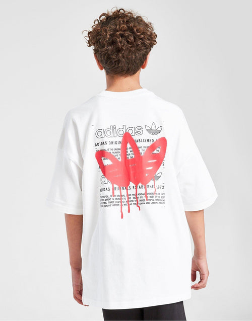 Graffiti Trefoil T-Shirt Junior's