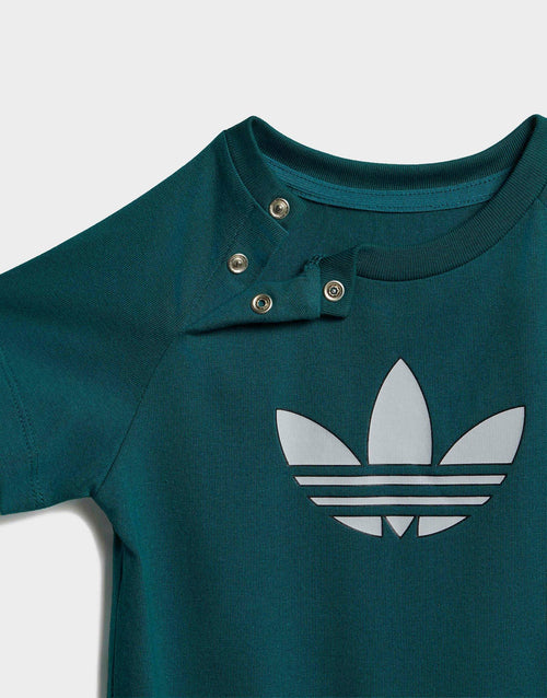 Trefoil Gift Set Jumpsuit and Beanie Infant's