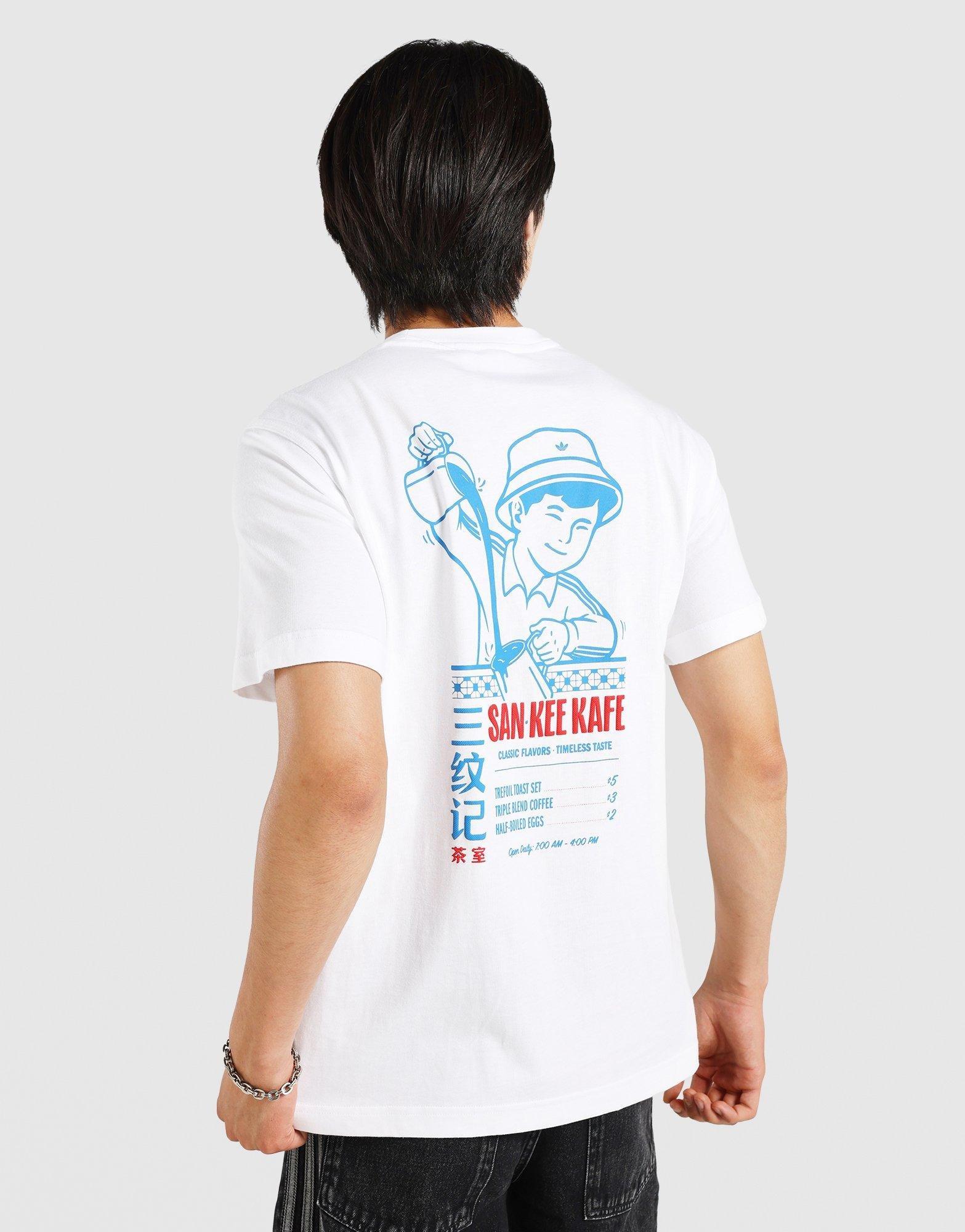 White adidas San Kee Café T-Shirt - JD Sports Singapore