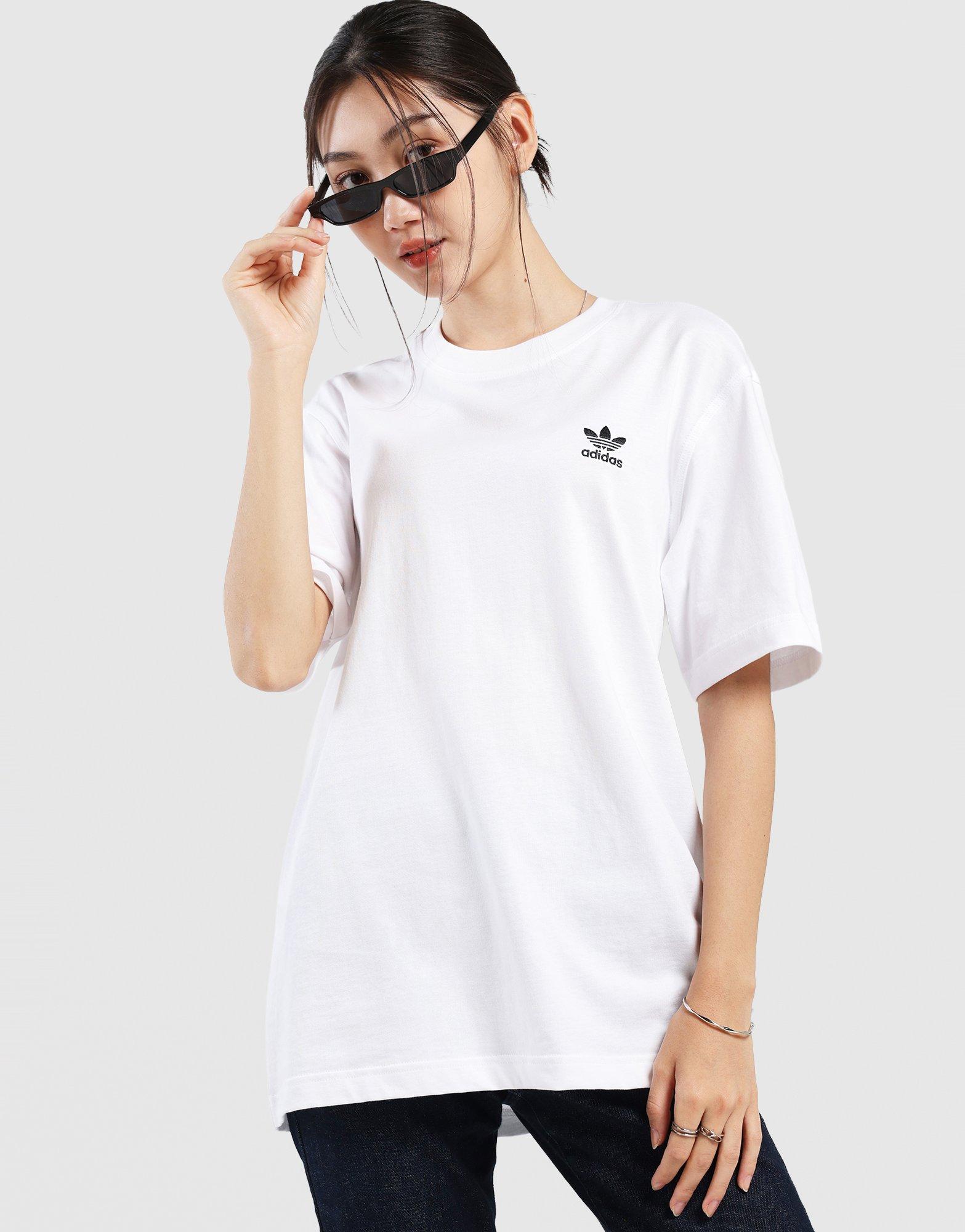 White adidas Claw T-Shirt (Unisex) - JD Sports Singapore