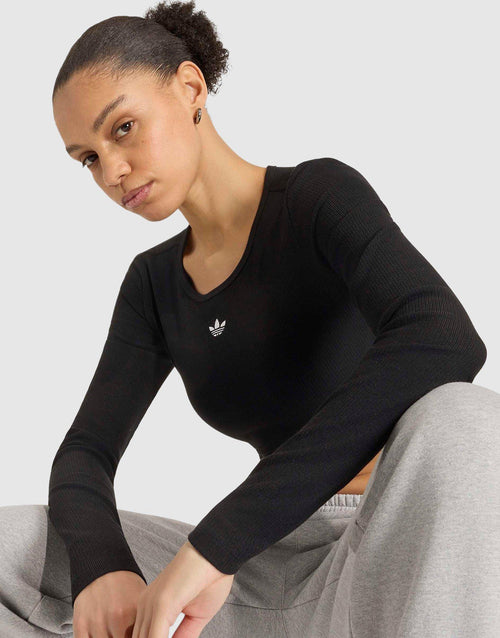 Essentials Rib Cropped T-Shirt
