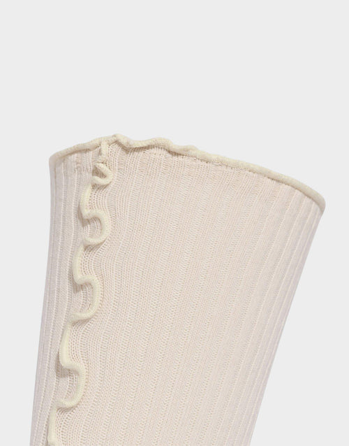 Ruffle Crew Socks 2 Pairs
