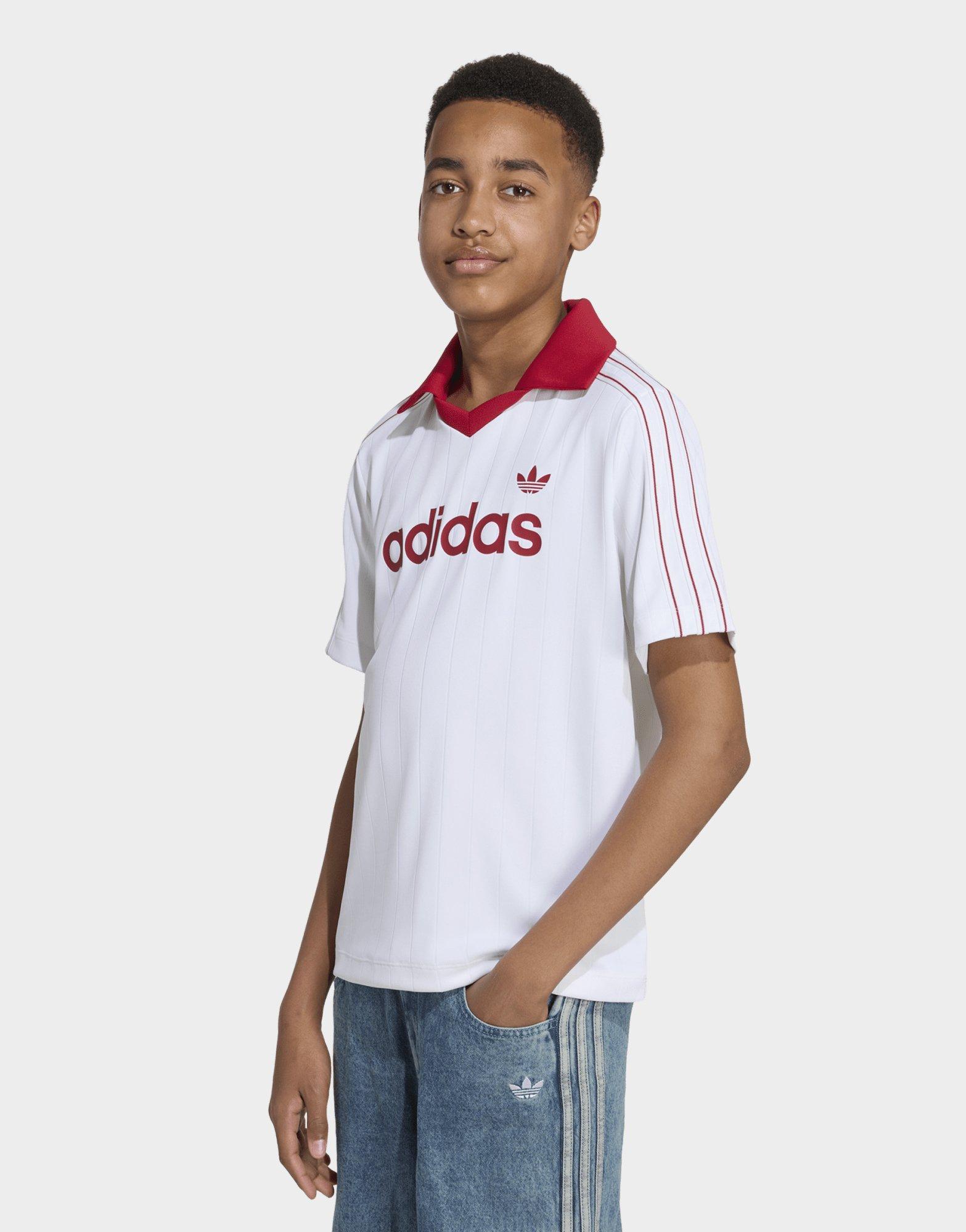 Loose Pinstripe Polo T-Shirt Junior's