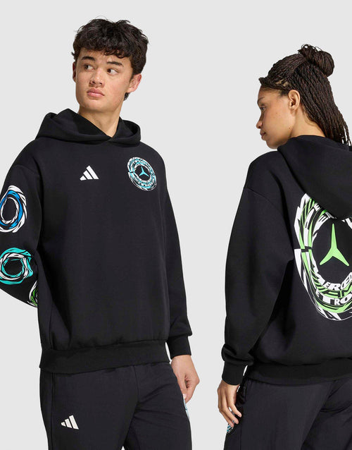Mercedes - Amg Petronas Formula 1 Team Lights On Hood Sweatshirt
