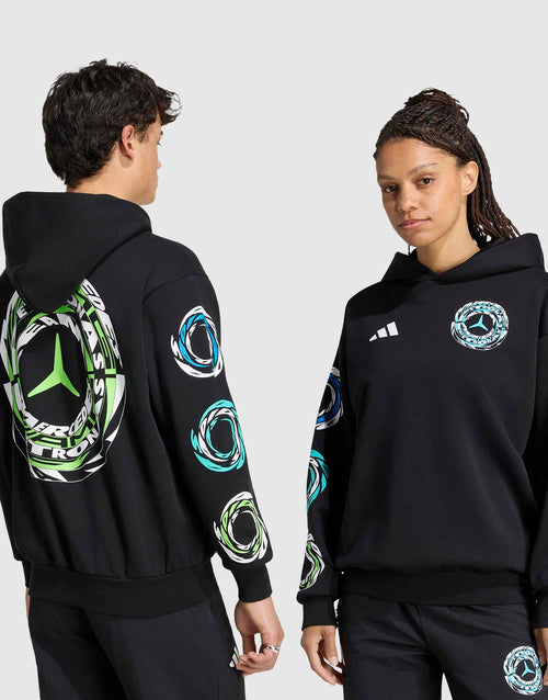 Mercedes - Amg Petronas Formula 1 Team Lights On Hood Sweatshirt