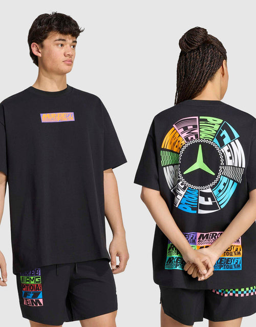 Mercedes-AMG Petronas Formula 1 Team Lights On T-Shirt (Unisex)
