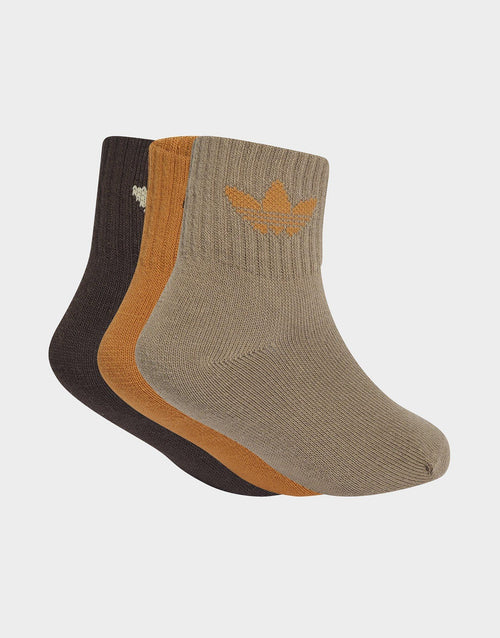 Mid Ankle Socks 3 Pair Pack Kids