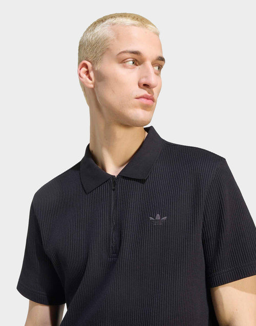 Waffle Polo Shirt