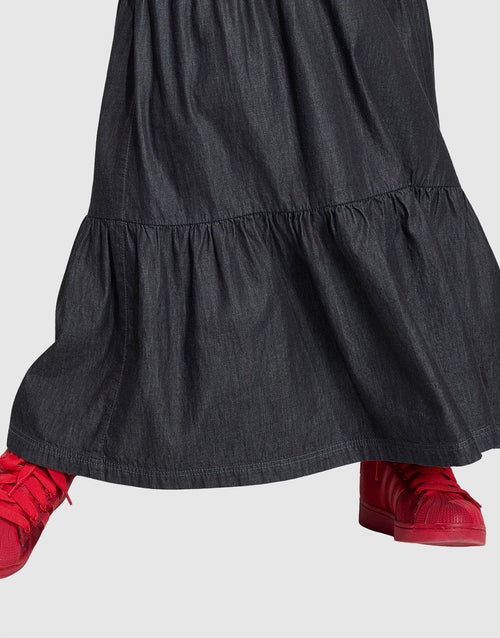 Summer Glow Denim Skirt