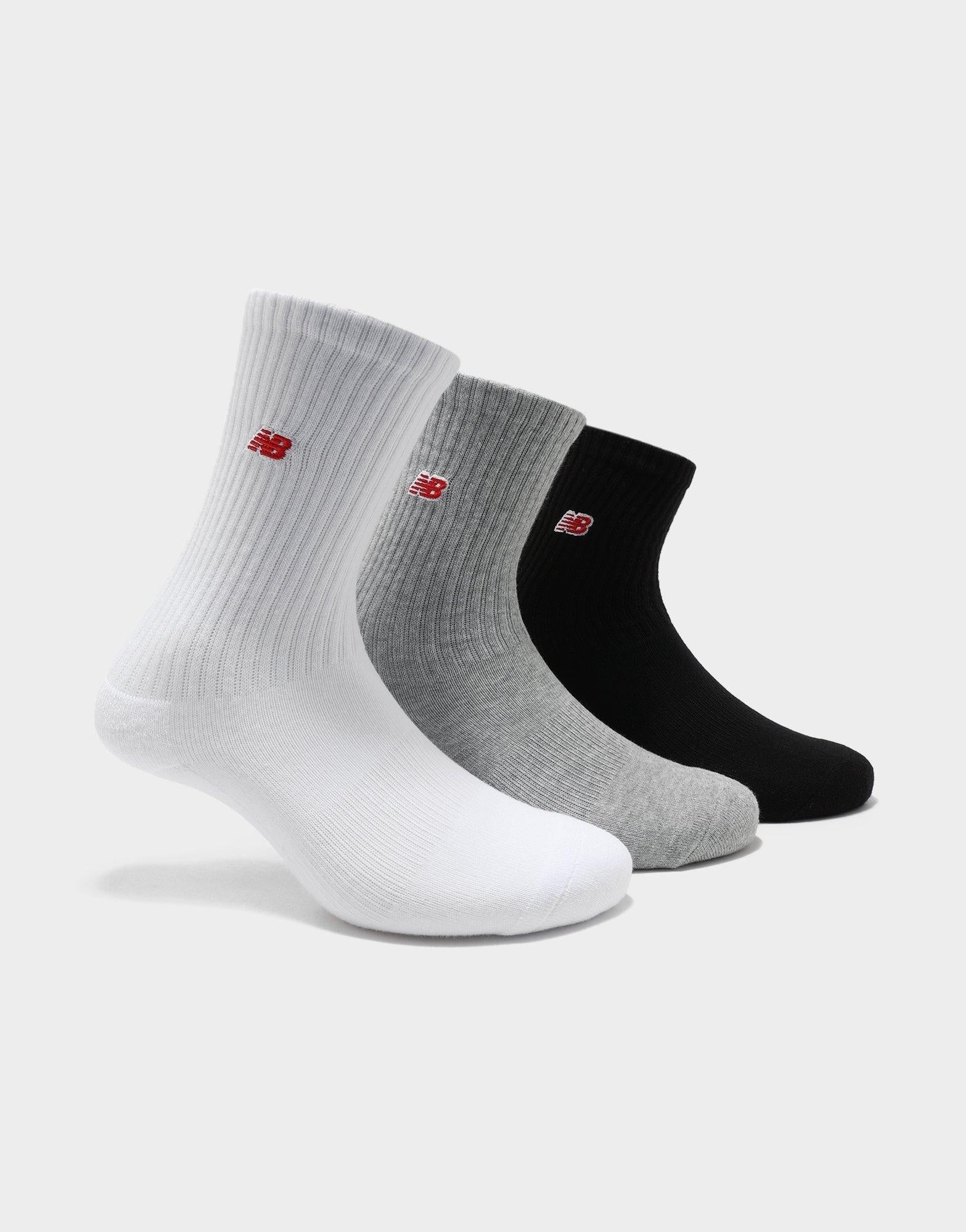 Patch Logo Crew Socks 3 Pack