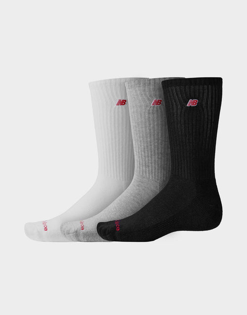 Patch Large Crew Socks 3 Pack