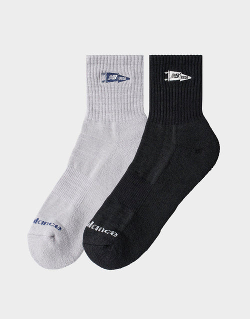 Varsity Printed Ankle Socks 2-Pack
