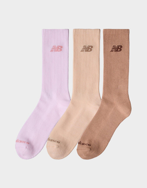 Ribbed Cotton 3 Pack Socks