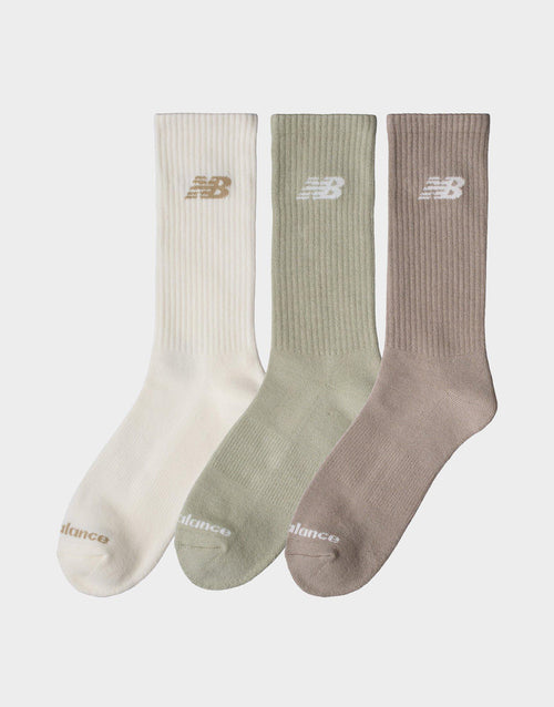 Ribbed Cotton Socks (3 Pack)