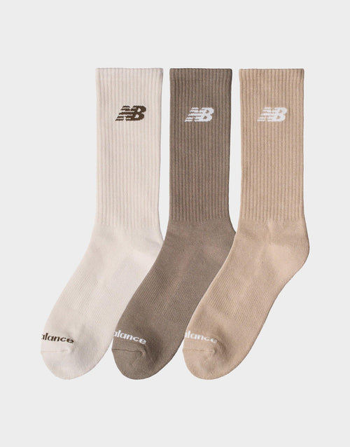 Ribbed Cotton 3 Pack Socks