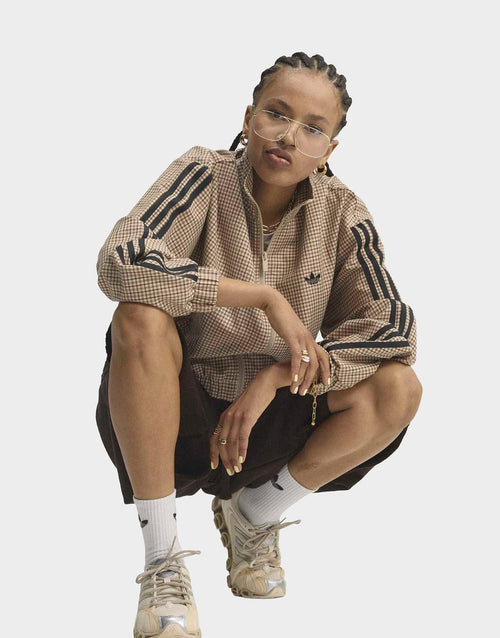 3-Stripes Checks Tartan Track Top