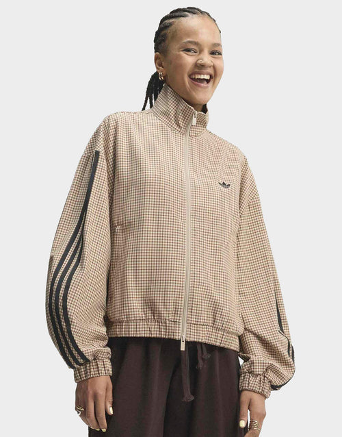 3-Stripes Checks Tartan Track Top