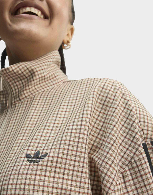 3-Stripes Checks Tartan Track Top