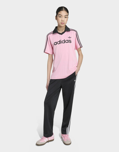 Loose Pinstripe Polo Shirt Junior's