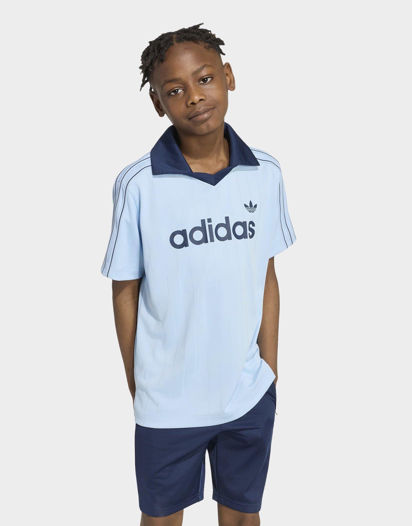 Loose Pinstripe Polo Shirt Junior's